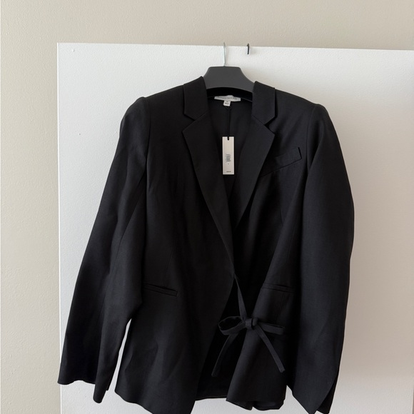 NWT Banana Republic Tie-Front Black Women's Blazer - Picture 1 of 6